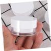 HONMEET 4pcs Refillable Cosmetic Cream Containers Airtight Lids for Face Cream Lotion and Storage and Leak Makeup Jars White view 3