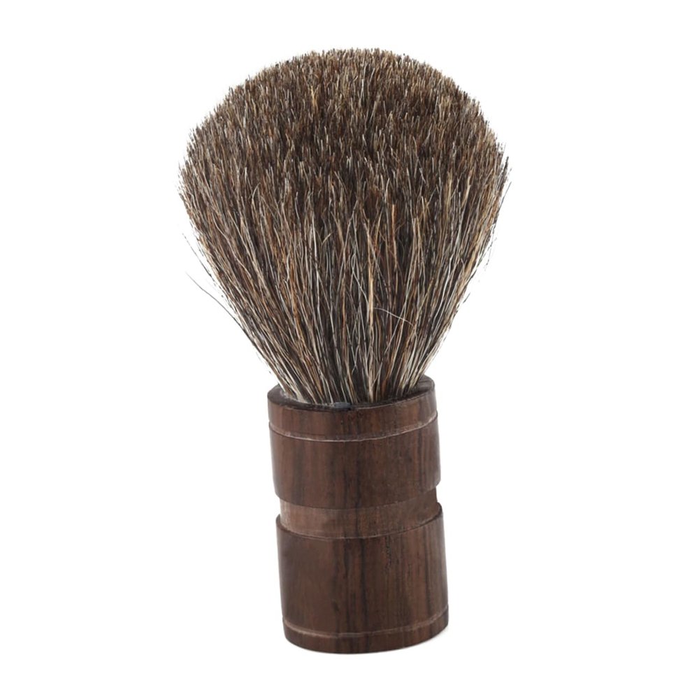 NOLITOY Fine Bristle Hair Beard Brush Men's Facial Care Tool Wet Shaving Brush for