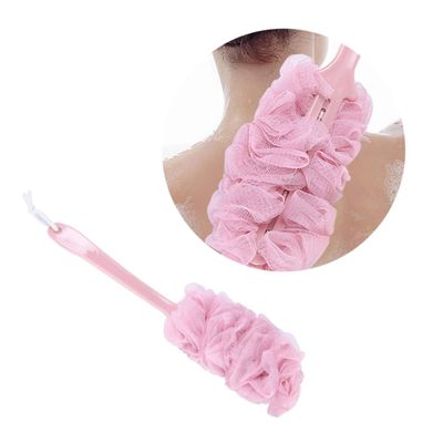Outanaya Gentle Body Exfoliator Bath Brush Long Handle Shower Brush Bath Sponge Scrubber for Shower