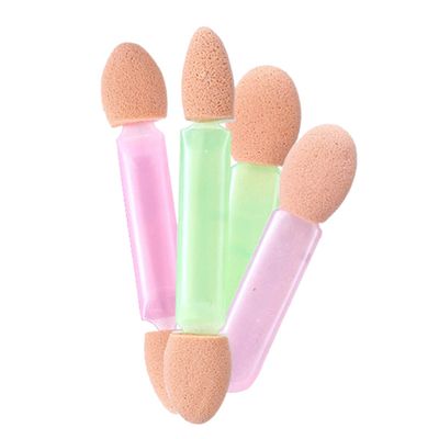 Baluue 8pcs Double-ended Sponge Eyeshadow Applicator Lightweight Dual-sided Makeup Tools for Blending and Application Random Colors