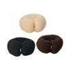 VINTORKY 6pcs Hair Donut Shaper for Women Practical Bun Maker Tool for Long Hair Easy to Use Nylon Chignon Accessories in Black and Options view 1