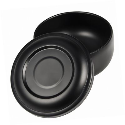 BIUDECO 1pc Stainless Steel Shaving Foaming Bowl Cover Barber Shaving Tool for Men Easy to Clean Foaming Bowl for Smooth Shave Experience Suitable for Home and Salon Use