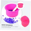 CORHAD 2pcs Hair Removal Wax Warmer Liner Non-stick Silicone Bowl Wax Melting Container view 4