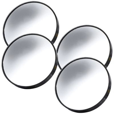 ABOOFAN 4pcs Portable Magnifying Makeup Mirror Lights Suction Cup Clip Magnified Mirror Suction Cups for Face