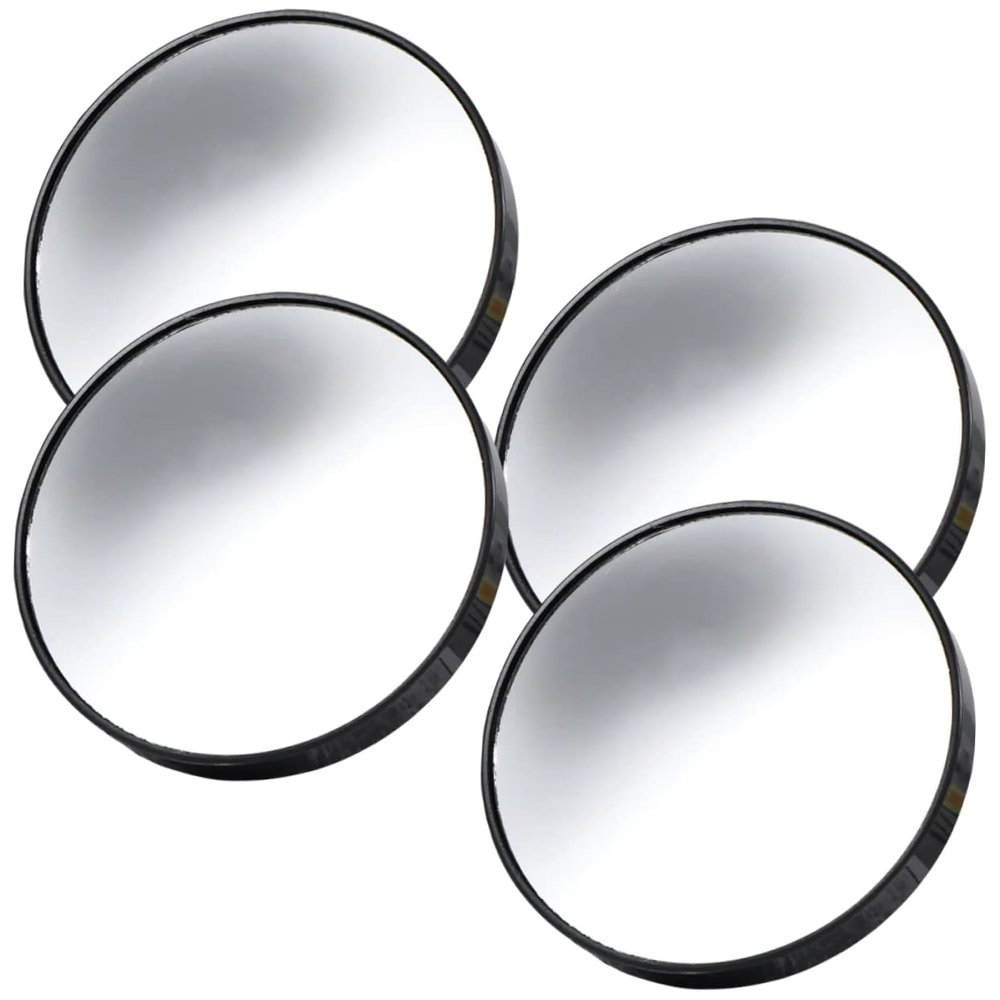 ABOOFAN 4pcs Portable Magnifying Makeup Mirror Lights Suction Cup Clip Magnified Mirror Suction Cups for Face