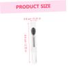 HAPINARY 6pcs Silicone Lip Mask Brush Makeup Tool Eyeshadow Applicator Sponge Lipstick Applicator view 2