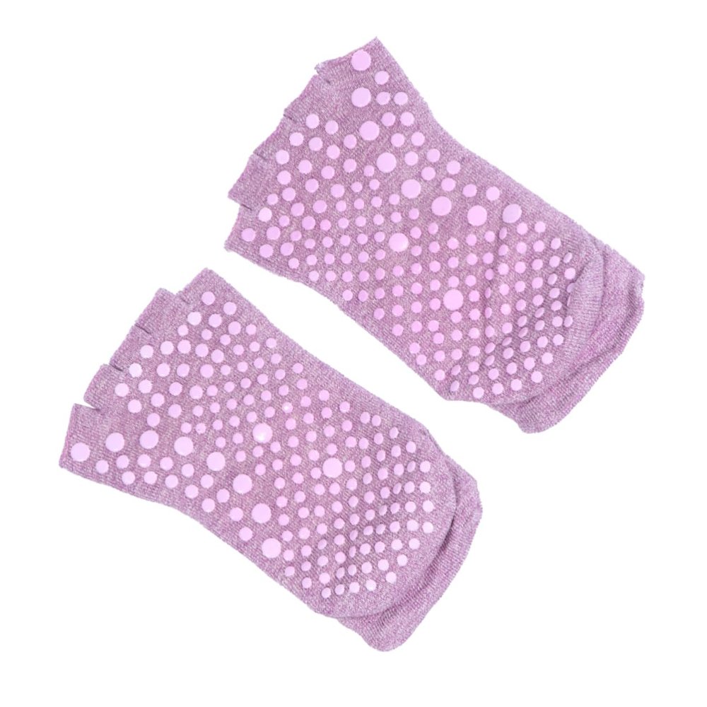 Outanaya Moisturizing Yoga Socks Toes Non-Slip Ankle Socks for Women Girls Compression for Workouts