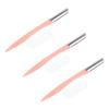 SOESFOUFU 3pcs Eye Brow Razor Set Eyebrow Trimmer Scissors for Women Makeup Eyebrow Shaver Brow Razor Pink view 1