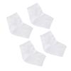 Outanaya 2pairs Moisturizing Gel Heel Socks for Cracked Heel Treatment Breathable Ankle Socks Exfoliating Soft Material White view 1