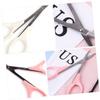 HONMEET 2pcs Eyebrow Trimmers and Eyelash Scissors High Precision Stainless Steel Beauty Scissors for Safe Trimming Includes Curved and Straight Designs with Protective Cover view 2
