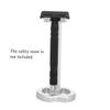BIUDECO Men's Razor Stand Storage Rack Razor Holder Shaver Storage Rack for Home Bathroom Silver view 3