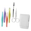 Mikinona Eyebrow Kit Trimmer Scissors Tweezers Shaper Easy to Use for Makeup Grooming view 1