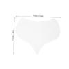 ORFOFE 4pcs Reusable Silicone Chest Wrinkle Patches Transparent -wrinkle Chest Pads for Youthful Appearance Comfortable and Breathable Design Shaped for Curves view 2