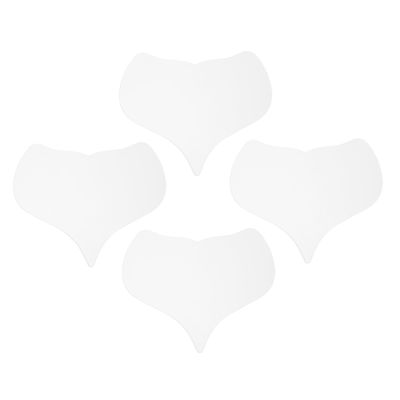 BCOATH 4pcs Silicone Wrinkle Chest Pads Reusable Shaped Patches for Chest Soft and Comfortable Design to Prevent Wrinkles for Seamless Looks and Everyday Wear