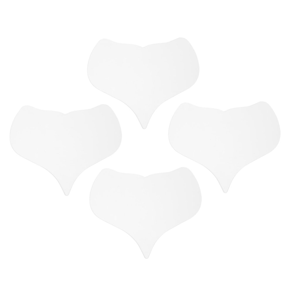 BCOATH 4pcs Silicone Wrinkle Chest Pads Reusable Shaped Patches for Chest Soft and Comfortable Design to Prevent Wrinkles for Seamless Looks and Everyday Wear