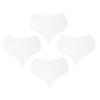 BCOATH 4pcs Silicone Wrinkle Chest Pads Reusable Shaped Patches for Chest Soft and Comfortable Design to Prevent Wrinkles for Seamless Looks and Everyday Wear view 1