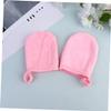 Outanaya 3pcs Makeup Removal Pads Cleansing Gloves Microfiber Face Cleaning Puff Reusable Makeup for Day Night view 3