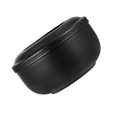 HONMEET 1pc Stainless Steel Shaving Soap Bowls Lid Shave Bowl for Men Portable Shaving Container