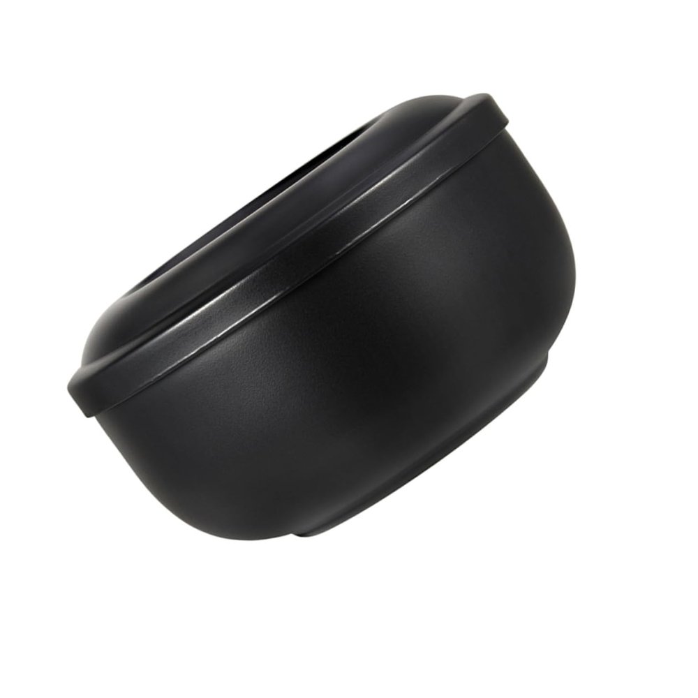 HONMEET 1pc Stainless Steel Shaving Soap Bowls Lid Shave Bowl for Men Portable Shaving Container
