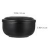 HONMEET 1pc Stainless Steel Shaving Soap Bowls Lid Shave Bowl for Men Portable Shaving Container view 2
