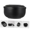 HONMEET 1pc Stainless Steel Shaving Soap Bowls Lid Shave Bowl for Men Portable Shaving Container view 3