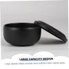 HONMEET 1pc Stainless Steel Shaving Soap Bowls Lid Shave Bowl for Men Portable Shaving Container view 4