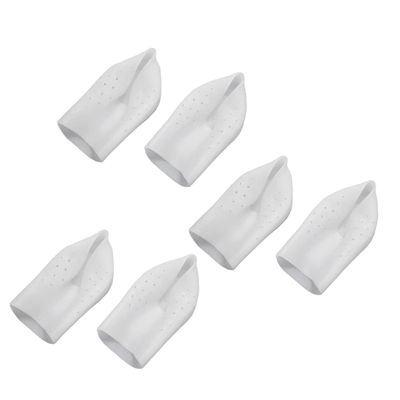 BCOATH 3pairs Silicone Heel Sleeve Ankle Socks for Foot Blister Heel Protectors for Walking Running