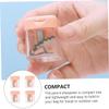 HONMEET 4pcs Brow Pencil Sharpener Cover Dual Makeup Tool for Eyeliner and Eyebrow Pencils and Practical Cosmetic Supplies for School and Office Use view 4