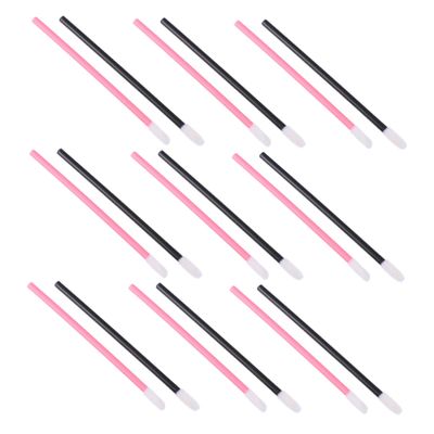 HONMEET 200pcs Lip Brush Applicators for Makeup Convenient Travel Easy to Clean Inclined Surface Design for Professional and Home Use