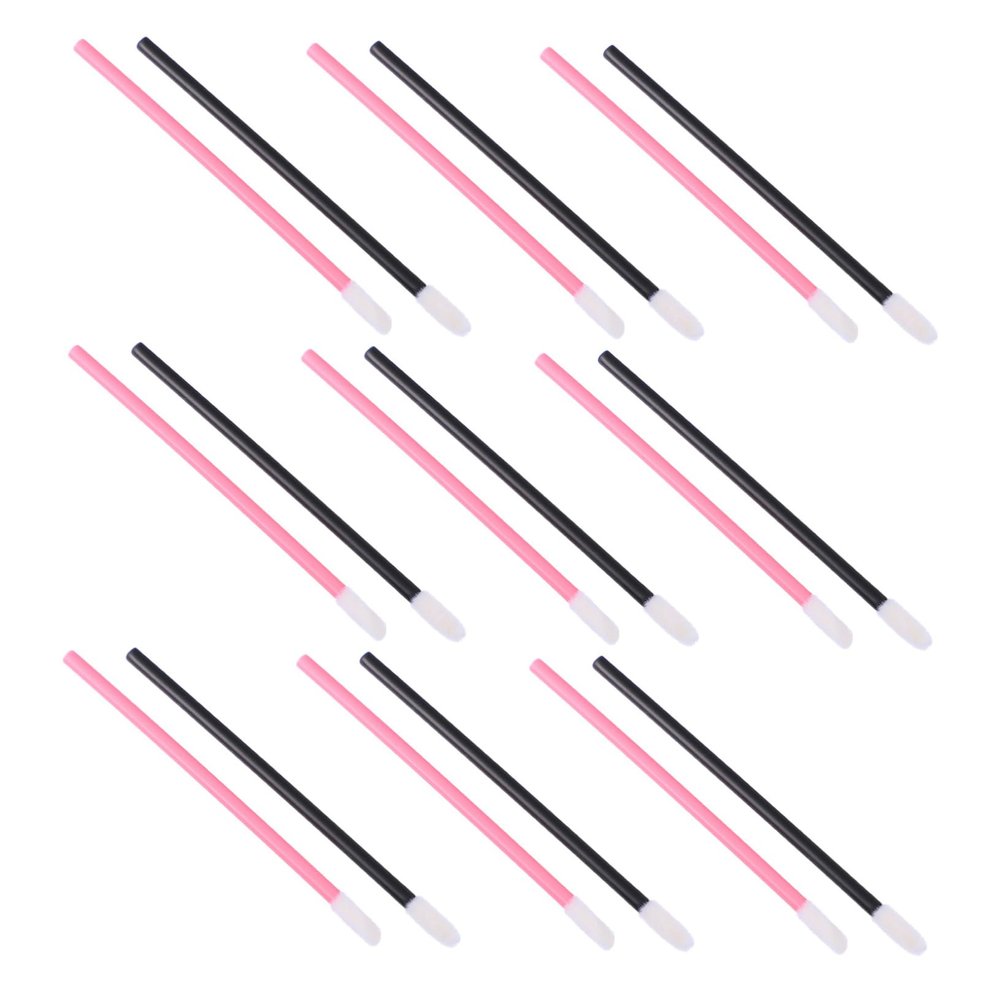 HONMEET 200pcs Lip Brush Applicators for Makeup Convenient Travel Easy to Clean Inclined Surface Design for Professional and Home Use