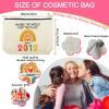ancpeany Cool 14 Year Old Girl Gifts Ideas, Happy 14th Birthday Decorations for Girls Makeup Bag, 2012 Birthday Gifts for 14 Year Old Girl, Sister, Daughter, Christmas, Cosmetic Travel Pouch view 2