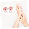HONMEET 2pairs Peach Paraffin Wax Therapy Cover Kit for Hand and Feet Care and Comfortable for Home and Salon Use Exfoliating Scrub Gloves Included view 2