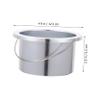 BIUDECO Hair Removal Wax Melting Container Soft Wax Pot Aluminum Bowl Tress Wellness view 3