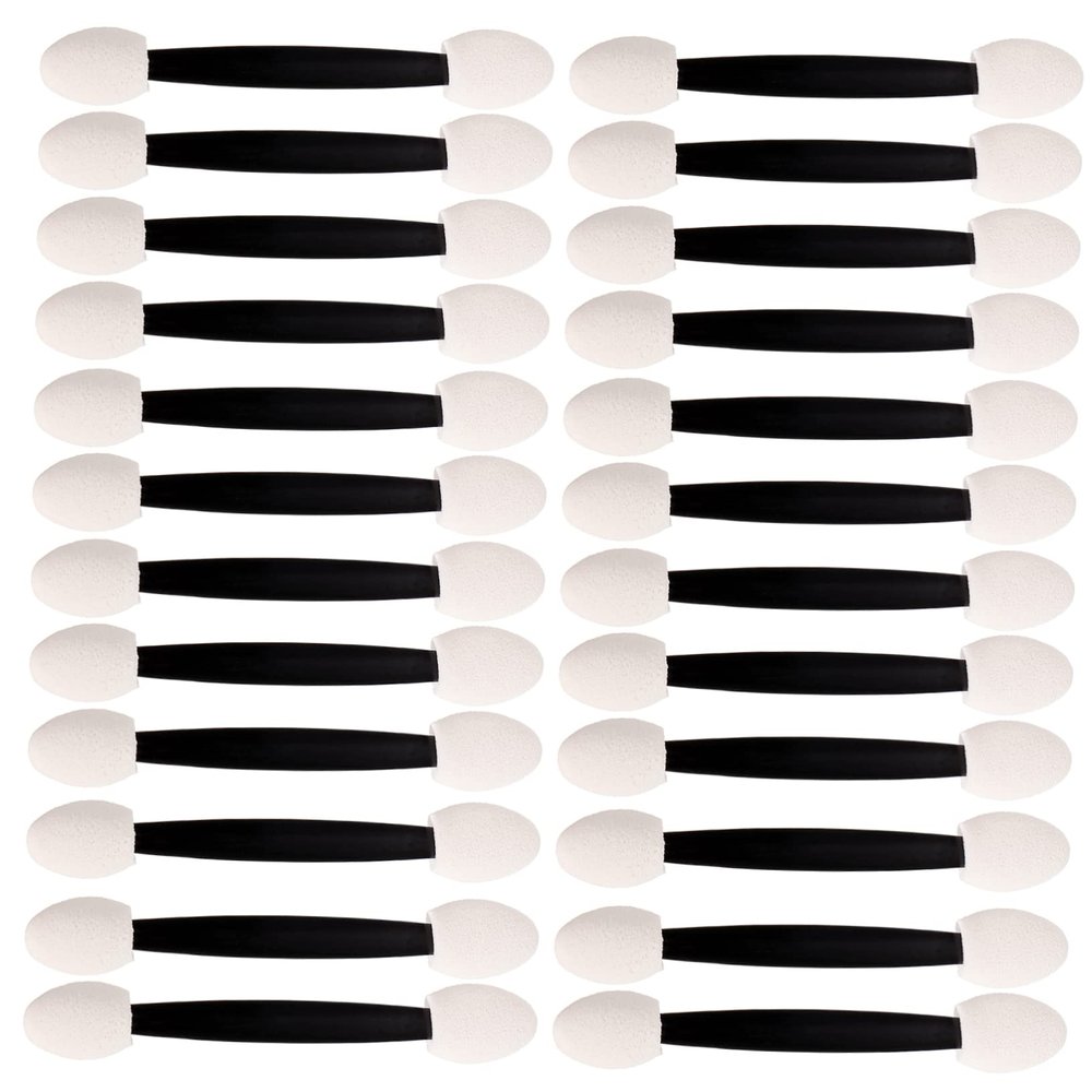 Gogogmee 4bags Dual-sided Eyeshadow Applicators with Latex Sponge Tips for Effortless Makeup Application for Women and Makeup Enthusiasts