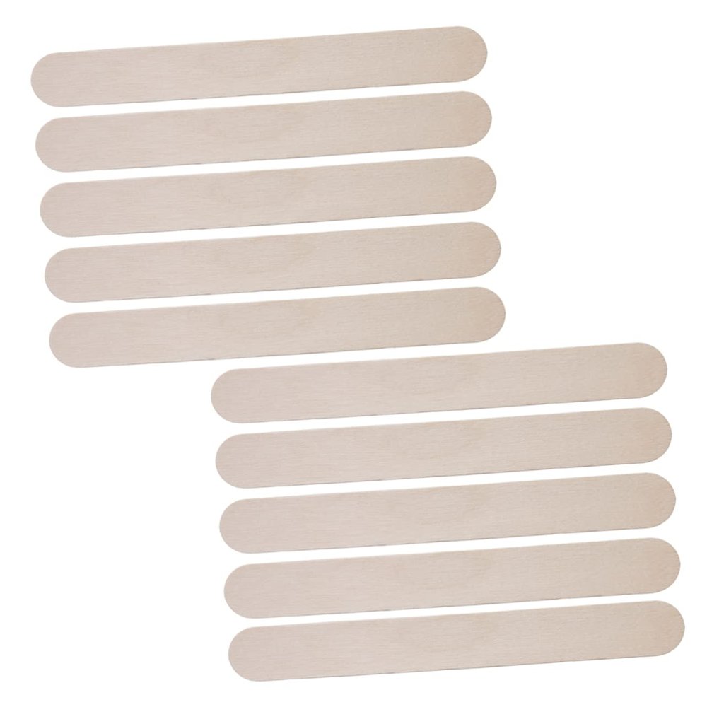 Mikinona 1pcs Wooden Wax Applicator Sticks Hair Removal Spatula and Tongue Depressors for Easy Wax Application and Hair Removal Salon
