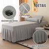 Massage Table Skirt Spa Bed Cover with Face Rest Hole Beauty Salon Massage Table Bed Sheet Skirt Massage Bed Cover with Skirt All-Round Wrap Lash Bed Mattress Cover,Beige,185x70cm(S) view 3
