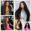 13x4 Deep Wave Lace Front Wigs Human Hair Pre Plucked 200 Density HD Transparent 13x4 Frontal Wigs Human Hair With Baby Hair Wet and Wavy Wigs Bleached Knots Curly Hair Wigs 32 Inch view 2
