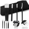 BIUDECO 4pcs Pedicure Knife Set Nail Scissors Cuticle Remover Foot Care Kit for Men Grooming view 3