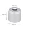 FOYTOKI Round Shaver Brush Stand Zinc Alloy Holder for Shaving Brushes Portable Barber Tool for Organized Washroom Smooth Edges -resistant Base Finish view 2