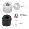 FOYTOKI Round Shaver Brush Stand Zinc Alloy Holder for Shaving Brushes Portable Barber Tool for Organized Washroom Smooth Edges -resistant Base Finish view 3