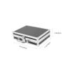FOYTOKI Emergency Kit Box Large Capacity Tool Case Lock Metal Makeup Organizer Case Portable Storage Box for Travel view 2