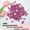 100Pcs(240 Grit Pink) Sanding Bands Nail Drill Bit with 0.31in Diameter,Nail Drill Bits Extreme Fine Grit Sanding Band,Sanding Belt Upgrade Mandrel Bits,Professional Nail Drill Bit for Acrylic Nails view 4