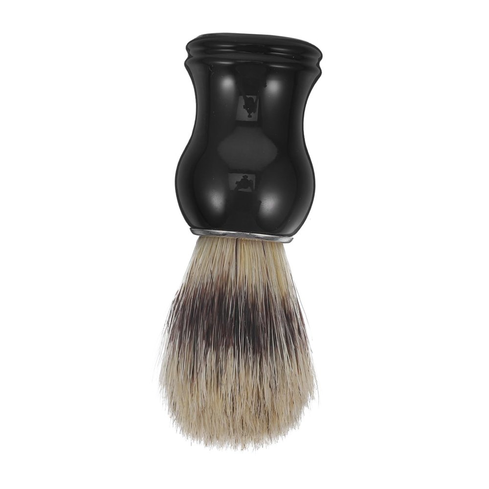 FOYTOKI Bristle Shaving Brush for Men Beard Cleaning Tool Densely Filled for Lather Bubble Soften Raise Beard