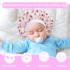 4 PCS Kids Satin Bonnet,Kids Bonnets for Girls,Soft Silk Bonnet for Sleeping for Natural Hair Toddler Teens Child view 2