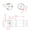 R370 Vacuum Pump electronic starter 3.7-12V Air Pump Air Diaphragm Pump Vacuum Booster electronic starter for Blackhead Remover/Beauty Instrument USUFKCXDG(12V) view 4