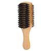 Doublesided Beard Brush, Facial Hair Brush, Multifunctional Shaving Brush Shaving Brush with Solid Wood Handle (Medium) view 1