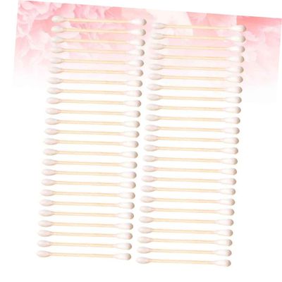 FRCOLOR 300pcs Cotton Swabs Dual-ended Cosmetic Cotton Buds for Makeup Removal and Cleaning Soft and Absorbent for Home and Travel Use