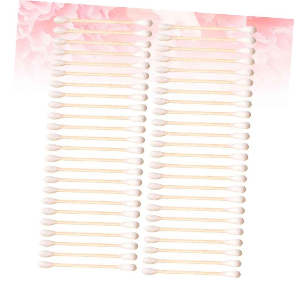 FRCOLOR 300pcs Cotton Swabs Dual-ended Cosmetic Cotton Buds for Makeup Removal and Cleaning Soft and Absorbent for Home and Travel Use