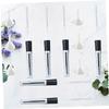 HONMEET 2sets Empty Mascara Tube Droppers Funnels Eyelash Container for Homemade Mascara and Eyeliner for Travel and Storage view 4