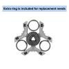 SH30 Replacement Heads Compatible with Philips Norelco Shaver Series 3000, 2000, 1000 and S3243, 3pcs Blades With 1pcs retaining ring view 3